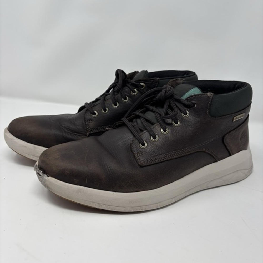 Timberland Bradstreet Gore Tex Boots Size 11 Nubuck Chukka Leather Waterproof‎